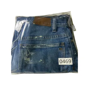 Madewell Slim Wide Leg Crop Jeans Womens 28 High Rise Raw Hem Medium Wash thumbnail 6