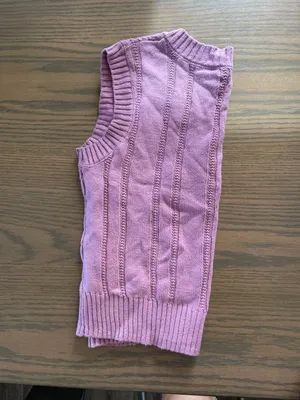 Purple Sweater Vest Size M thumbnail 3
