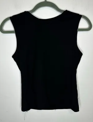 NWT OGL Move Black Sleeveless High Neck Shell Brami Tank Top Women Size XS thumbnail 1