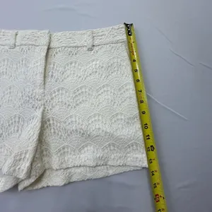 Ann Taylor LOFT White Lace Shorts Size 6 thumbnail 7