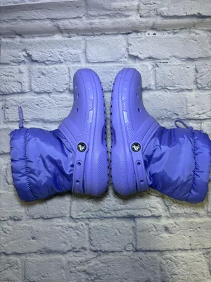 Crocs Classic Lined Neo Puff Snow Boots Purple Faux Fur Insulated M5/W7 thumbnail 10