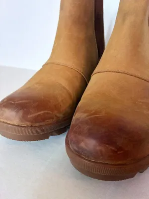 Sorel Joan of Arctic Wedge II Chelsea Boot - 8.5 - Camel Brown thumbnail 2