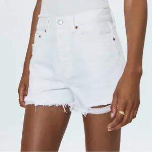 Pistola Nova High Rise Distressed Jean Shorts Size 28 Luxe White A-15 thumbnail 12