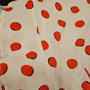 💕REALISATION PAR💕 Goldie Cherry Dress ~ Red Polka Dot Print XS 100% Silk thumbnail 16