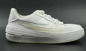 Nike AF1 PLT.AF.ORM Summit Triple White Sneaker DJ9946-100 Air Force 1 Women 9.5 thumbnail 1