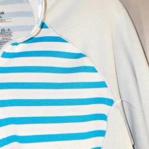 Patagonia Womens Blue Striped Capilene 3‎ Midweight Zip Neck Long Sleeve Top Med thumbnail 3