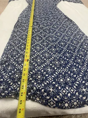 Lulus Blue & White Tile Print Maxi Dress - Small thumbnail 7