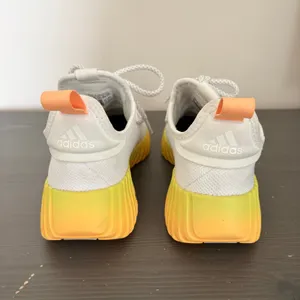 Adidas Sneaker Kaptir Flow 6 White Yellow Orange Gradient Chunky Mesh Athletic thumbnail 9