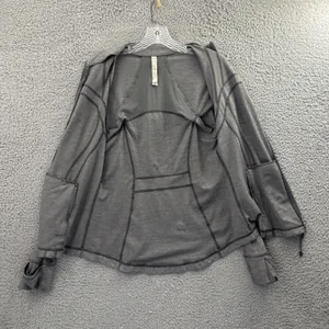 Lululemon Define Jacket Brushed Heathered Slate Gray Athletic Athleisure Size 10 thumbnail 3