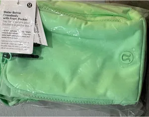 Lululemon Lime / Rainforest Green Crossbody Water Bottle with Front Pocket thumbnail 7