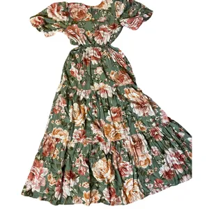 Blu Pepper The Branson‎ Cutout Floral Maxi Dress Size Small thumbnail 8
