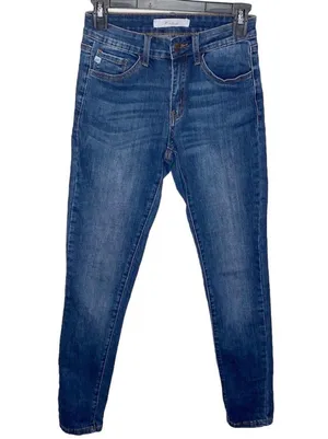 KanCan mid rise stretch skinny jeans medium wash size 25 thumbnail 2
