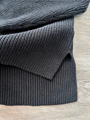 Goodthreads Women’s L Black 100% Cotton Shaker Knit Crewneck Sweater thumbnail 8