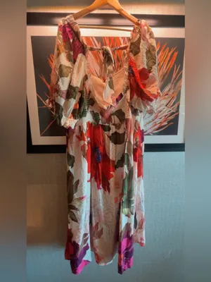 Maeve Anthropologie floral midi dress thumbnail 6
