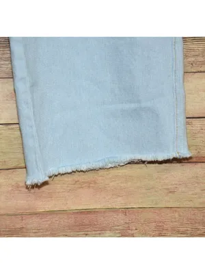 Universal Threads Cute Paper Bag Waist Light Wash Jeans Wide Leg Ladies 36x26 thumbnail 5