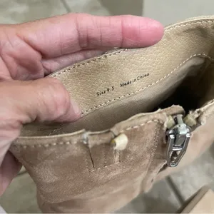 Dolce Vita Ulyses Mushroom Beige Suede Platform‎ Ankle Boot Sz 9.5 Wore Once 1x thumbnail 5