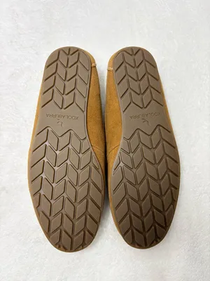 Koolaburra Chestnut Lezly Suede Moccasin Flats with Cream‎ Fur Lining Size 8 thumbnail 7