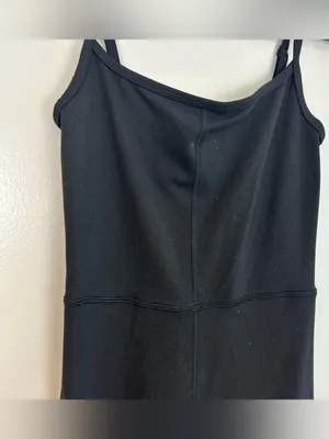 Wilfred Free Aritzia Divinity Kick Flare Black Sleevless Stretch Jumpsuit 2XS thumbnail 5