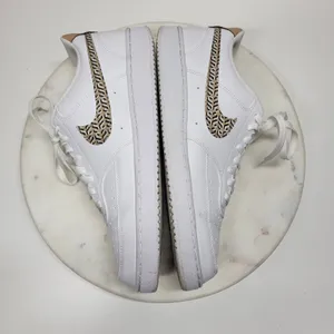 Nike Court Vision Low Next Nature x United Sneakers Womens 11 White Tan Leather thumbnail 14