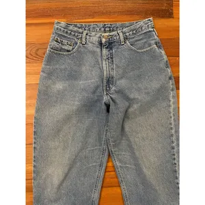 VTG 90s Brittania Jeans Womens 12 Tall High Waist Mom Tapered Blue Denim 31x32 thumbnail 14