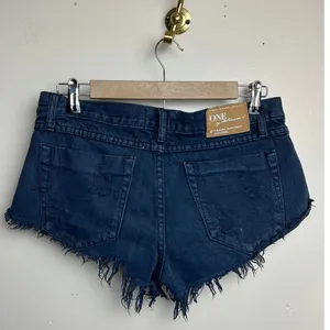One by One Teaspoon Trash W*ores Black Shorts Sz. 26 thumbnail 5
