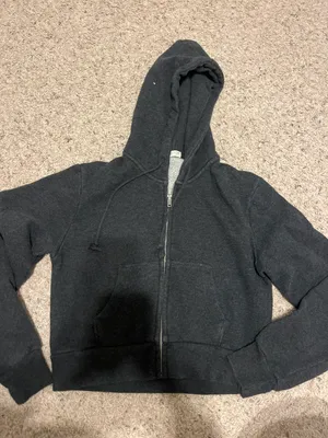 Brandy Melville Cropped Zip Up thumbnail 1