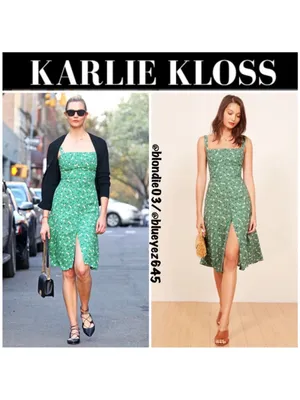 Reformation “Persimmon” green floral dress 2 thumbnail 2