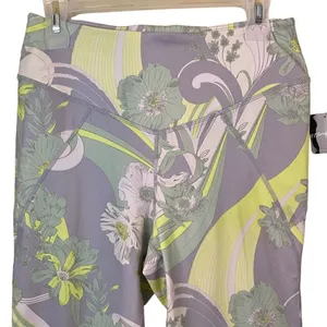 Free People Movement Graphic Wave Crush Active Pants Size Medium thumbnail 2
