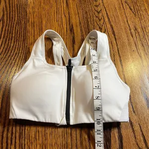 Nike DRI-FIT Shape Women's High-Support Padded Zip-Front Sports Bra CN3718-100 thumbnail 3