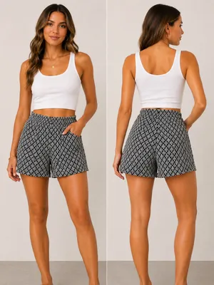 Old Navy Black and White‎  Shorts thumbnail 4