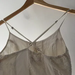 Abercrombie & Fitch Y2K White Cream Lace Babydoll‎ Dress thumbnail 5