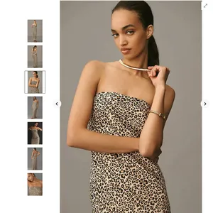 Anthropologie The Fleur Strapless Satin Maxi Slip Dress thumbnail 4