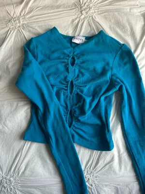 SNDYs Revolve Blue Longsleeve Top.  thumbnail 3