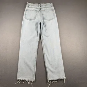 Reformation Cynthia High Rise Straight Cropped Jeans Womens 25 Cropped Raw Hem thumbnail 15