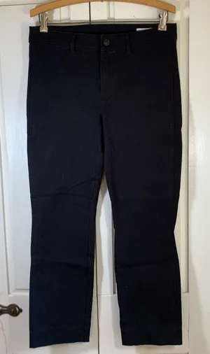 AYR The‎ Future Black Cotton Stretch Straight Leg Pants E2430 Size 29 Minimalist thumbnail 1