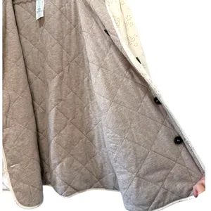 Carve Designs Reversible Quilted Jacket Gray Cream Floral Size S Lightweight thumbnail 10