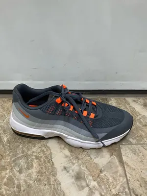 Size 8.5 Nike Air Max 95 Ultra Dark Grey‎ Total Orange Lifestyle Shoes 749212-00 thumbnail 6