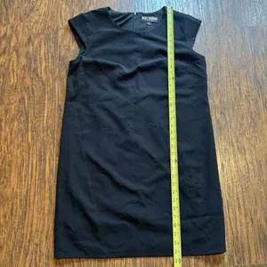 Marc Bouwer Unlimited Womens Large Black Stretch Sheath Dress Career Cocktail thumbnail 12