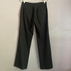 Express Charcoal Mid/Low-Rise Slacks thumbnail 4