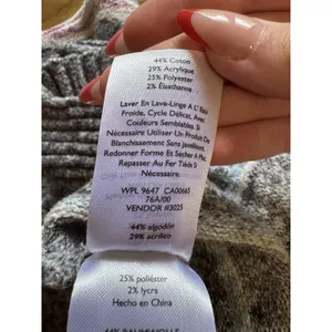 Eddie Bauer‎ Women Size XL Knit Sweater Neck Knit Striped Stretch Cotton Blend thumbnail 10
