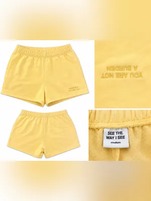See The Way I See “You Are Not a Burden” Sweat Shorts – Medium thumbnail 5