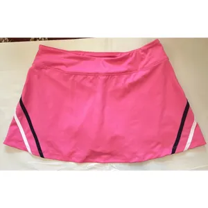 Fila Pink Tennis Skort Womens Medium Built-in Shorts Navy‎ White Side Stripes thumbnail 4