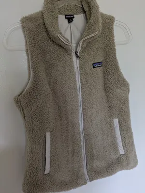 Patagonia Los Gatos Full Zip Fleece Vest 25216 El Cap Khaki Medium thumbnail 2