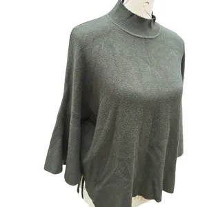 Modern Citizen Fernanda 3/4 Bell Sleeve Sweater‎ in Hunter Green Small thumbnail 7
