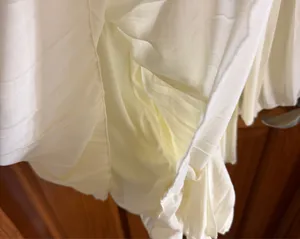 Boutique Ivory Satin Mini Romper thumbnail 5