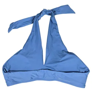 Aerie Real‎ Good Halter Bikini Swim Top Blue Size L thumbnail 2