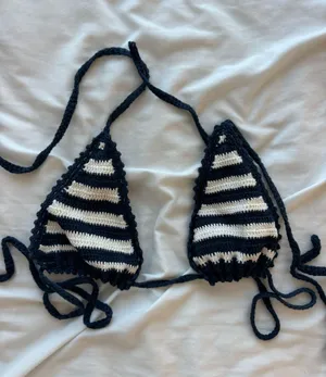 J.Crew Crochet Knit Bikini Top thumbnail 1
