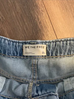 Free People Nia Patchwork Boyfriend Jeans- size 32 thumbnail 6