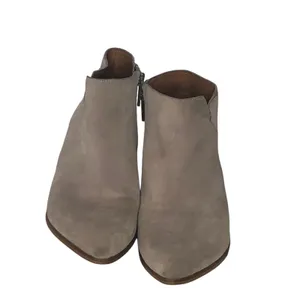 Franco Sarto Spectra Suede Booties 6.5 Tan Pointed Toe Quiet Luxury Fall thumbnail 6