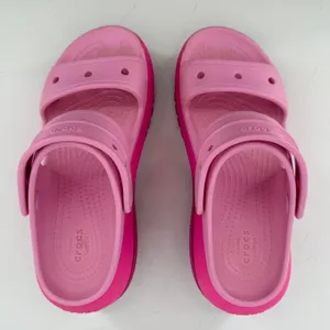 Crocs Classic Mega Crush Sandals Pink Women 7 Chunky Platform Y2K Statement thumbnail 4